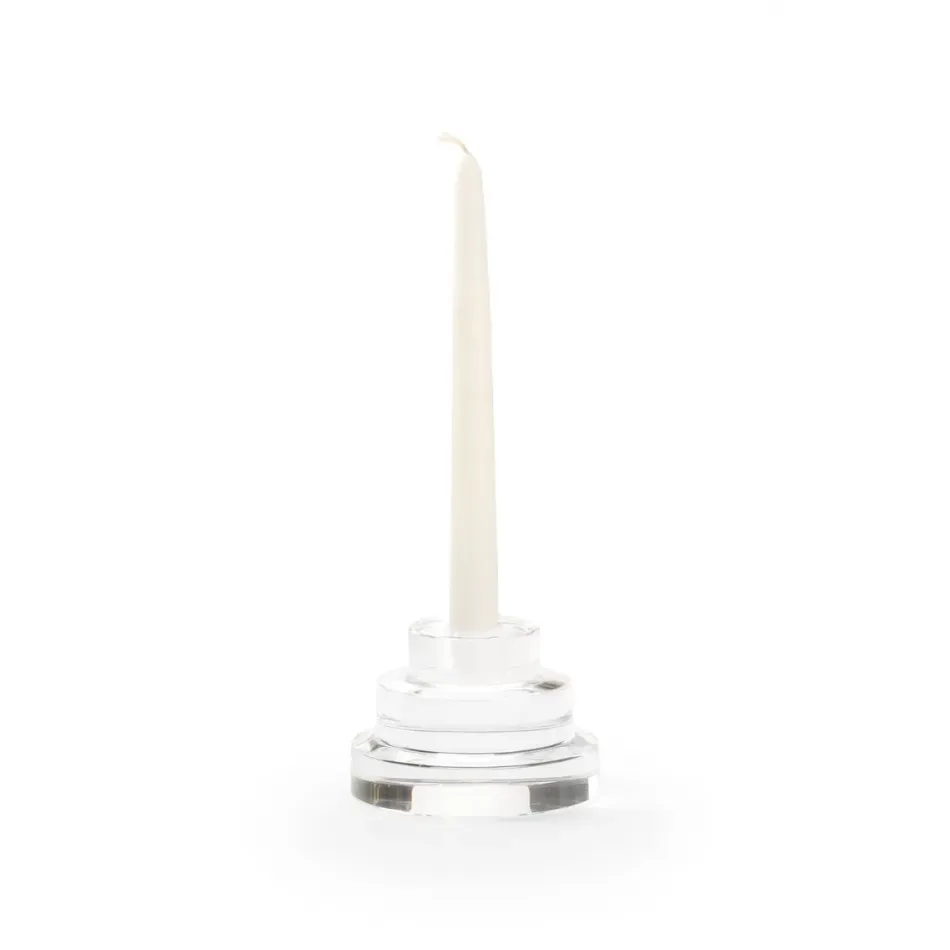 Terraced Crystal Candlestick