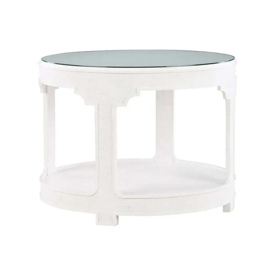 Yangon White Hall Table