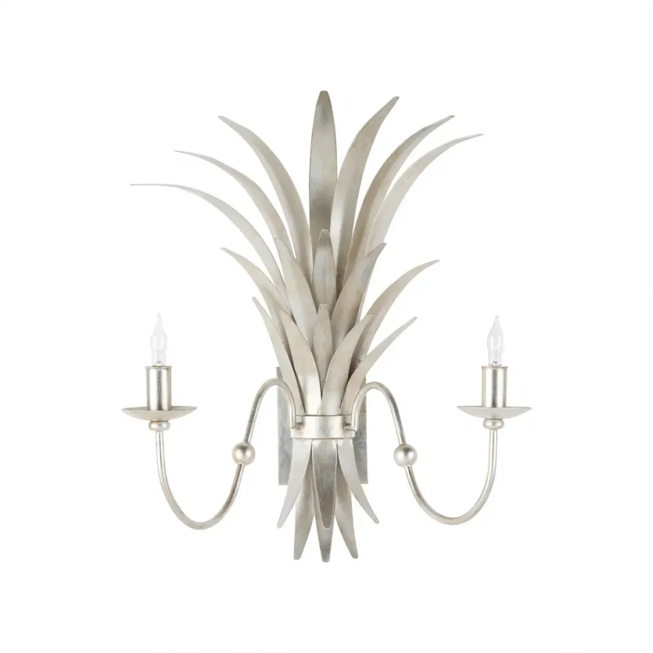 Wheat Silver Electrified Sconce