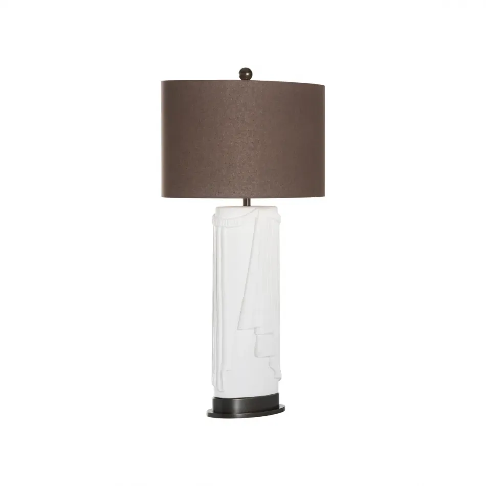 Draper White Table Lamp