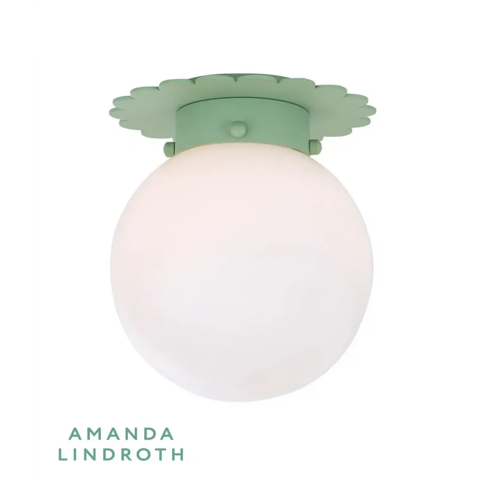 Fancy Scalloped Flushmount