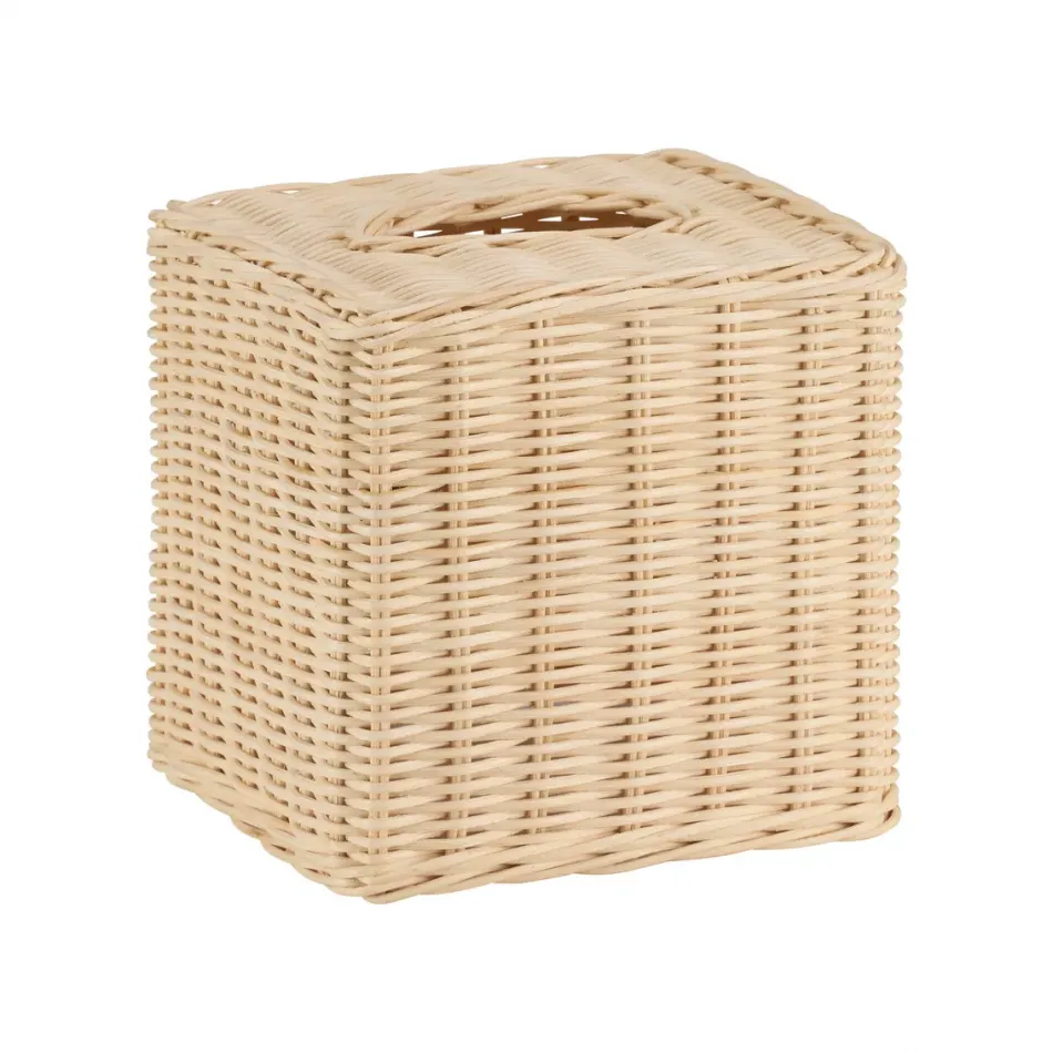 Rattan Tissue Box Cover