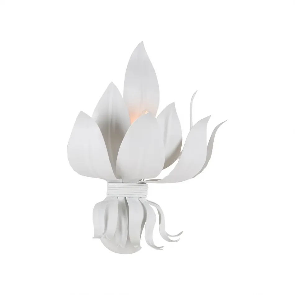 Potos White Wall Sconce