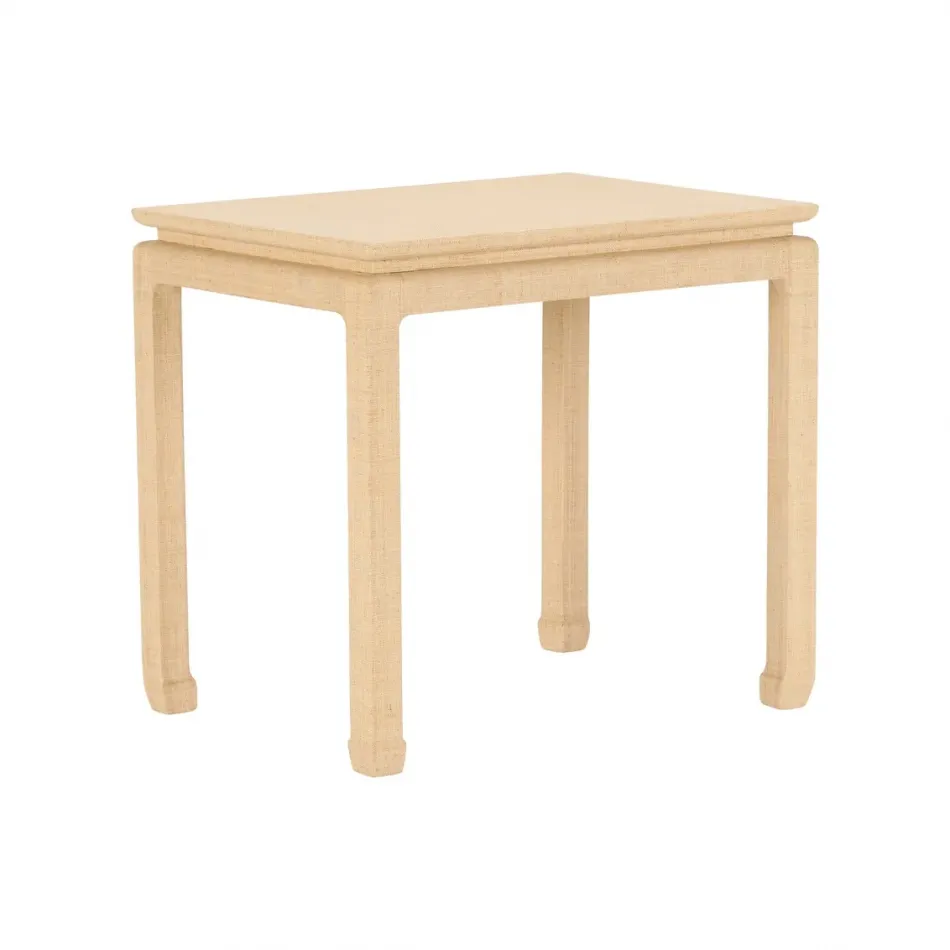 Lotus Cream End Table