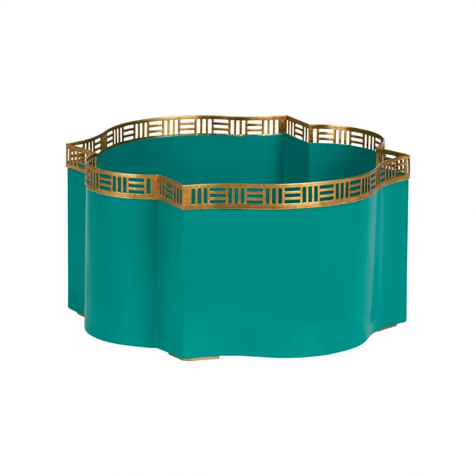 Jenna Teal Cachepot