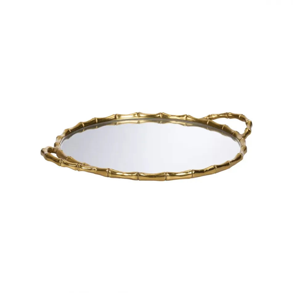 Bamboo Mirrored Tray