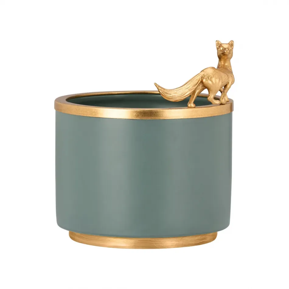 Foxtrot Teal Cachepot