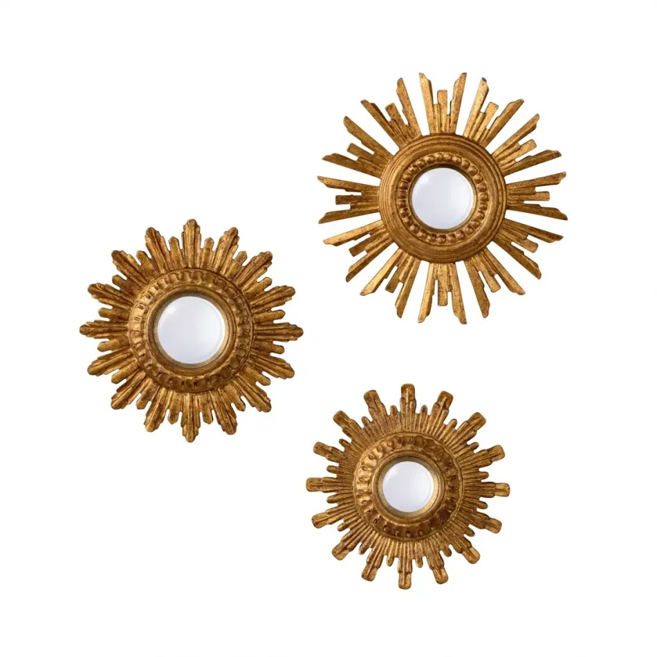 Sun King Mirror Set of 3