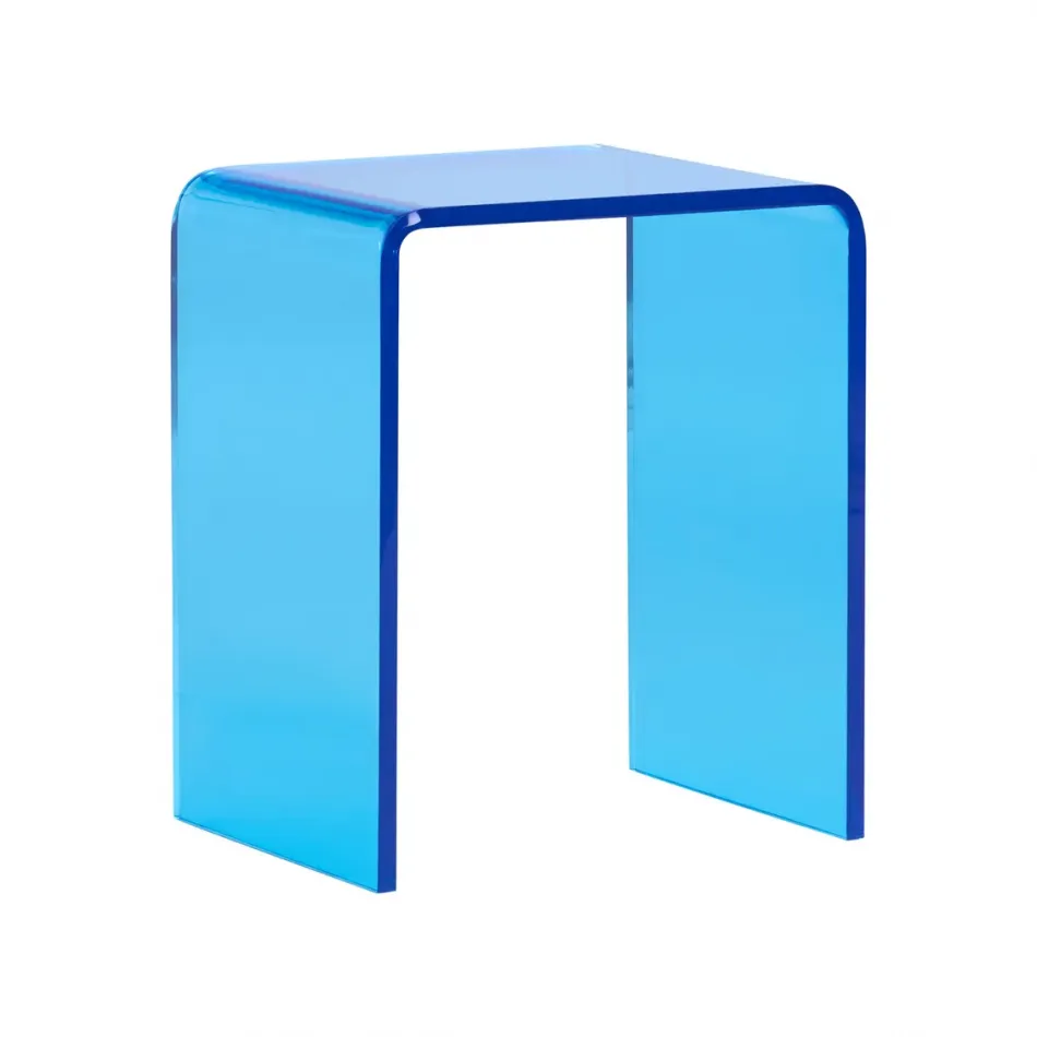 Ramona Aqua Blue Side Table