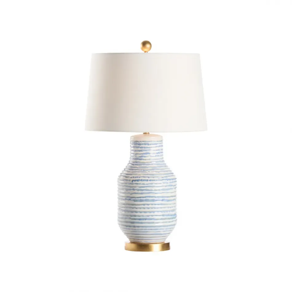 Lydia Blue White Lamp