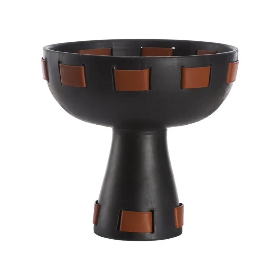 Solano Black Tall Bowl