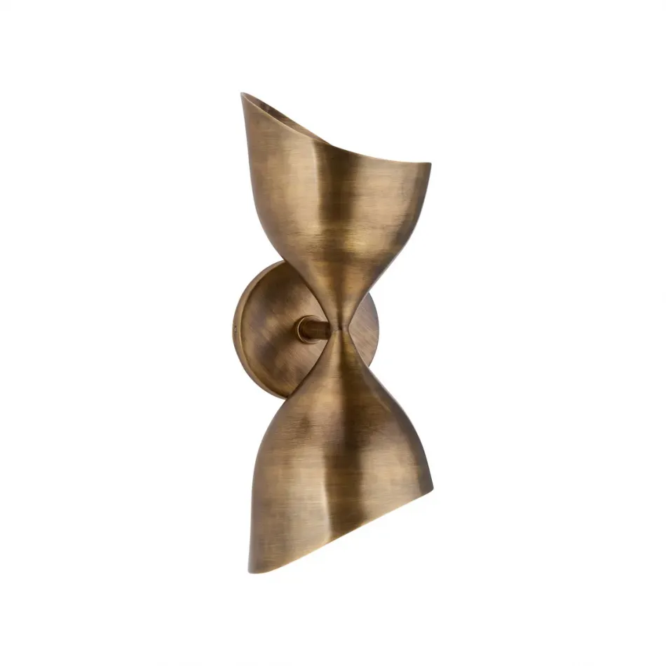 Lizbeth Aged Brass Sconce
