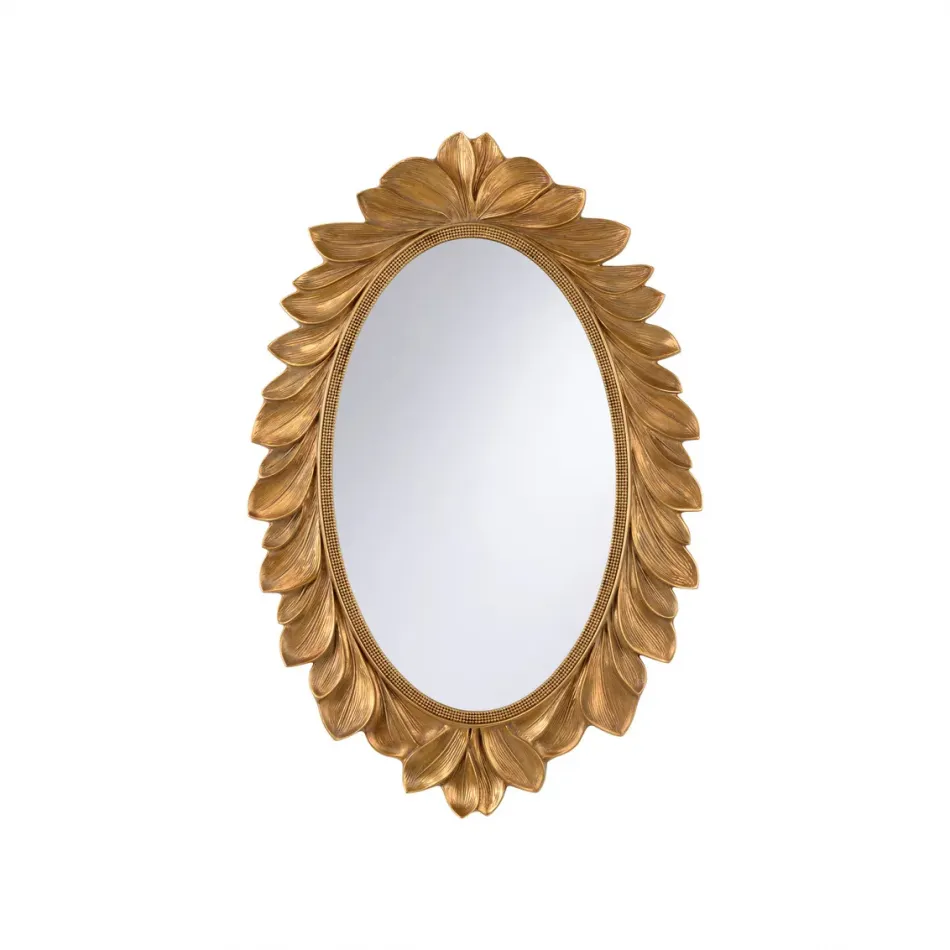 Buford Gold Oval Mirror