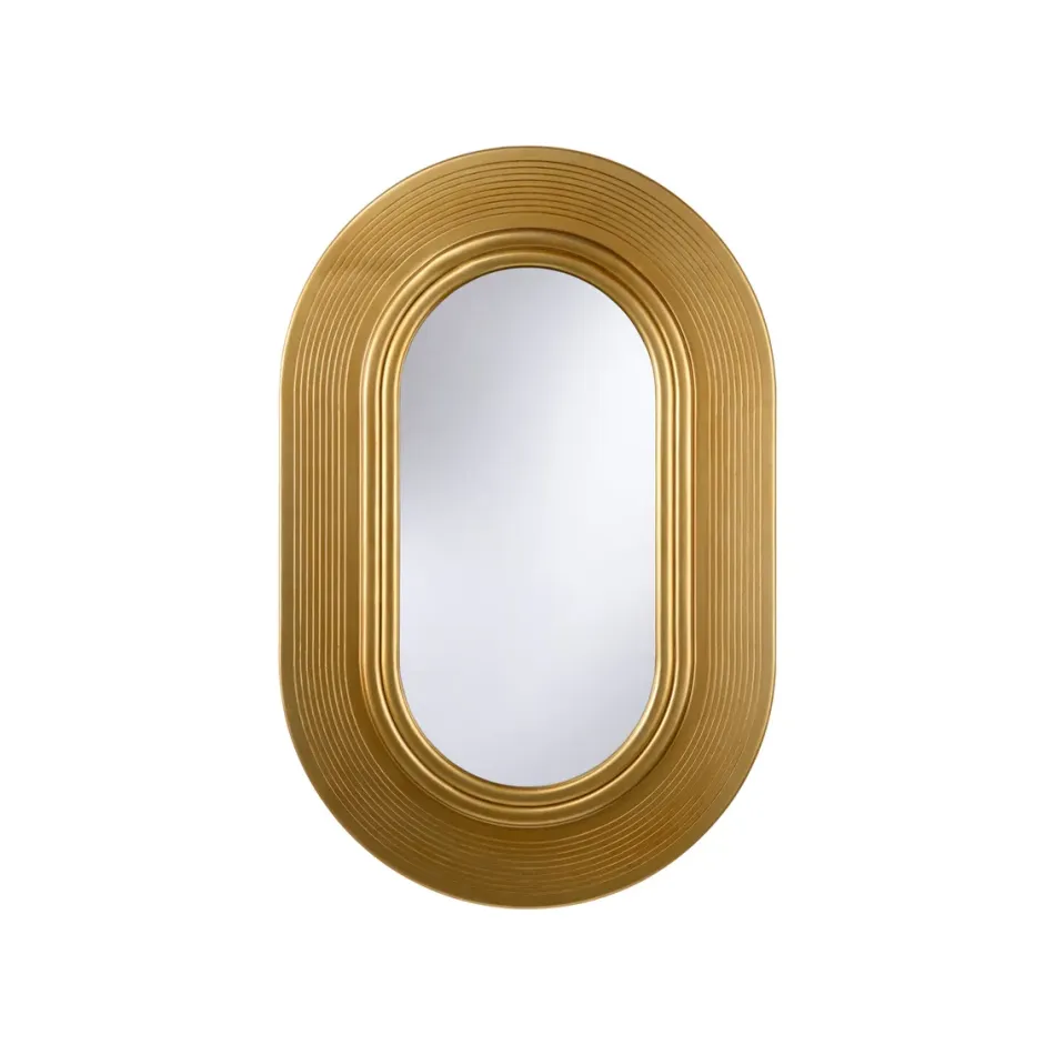 Bronte Gold Oval Mirror