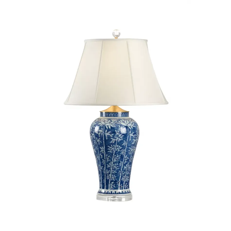 Chinese Bamboo Vase Lamp