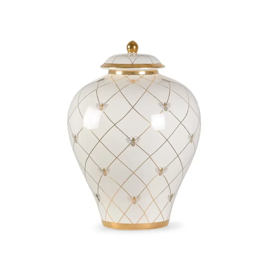 Bee Humble Jar White Small