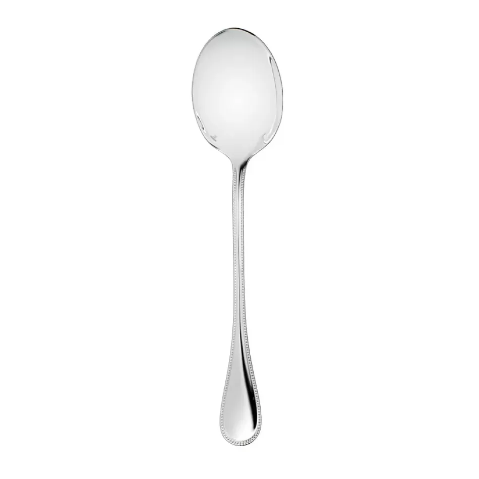 Perles Salad Serving Spoon Silverplated