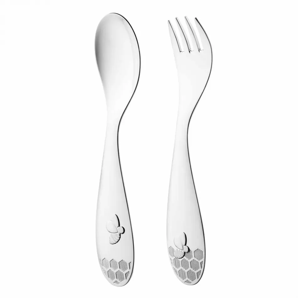 Beebee Children Silver Plated Flatware Set