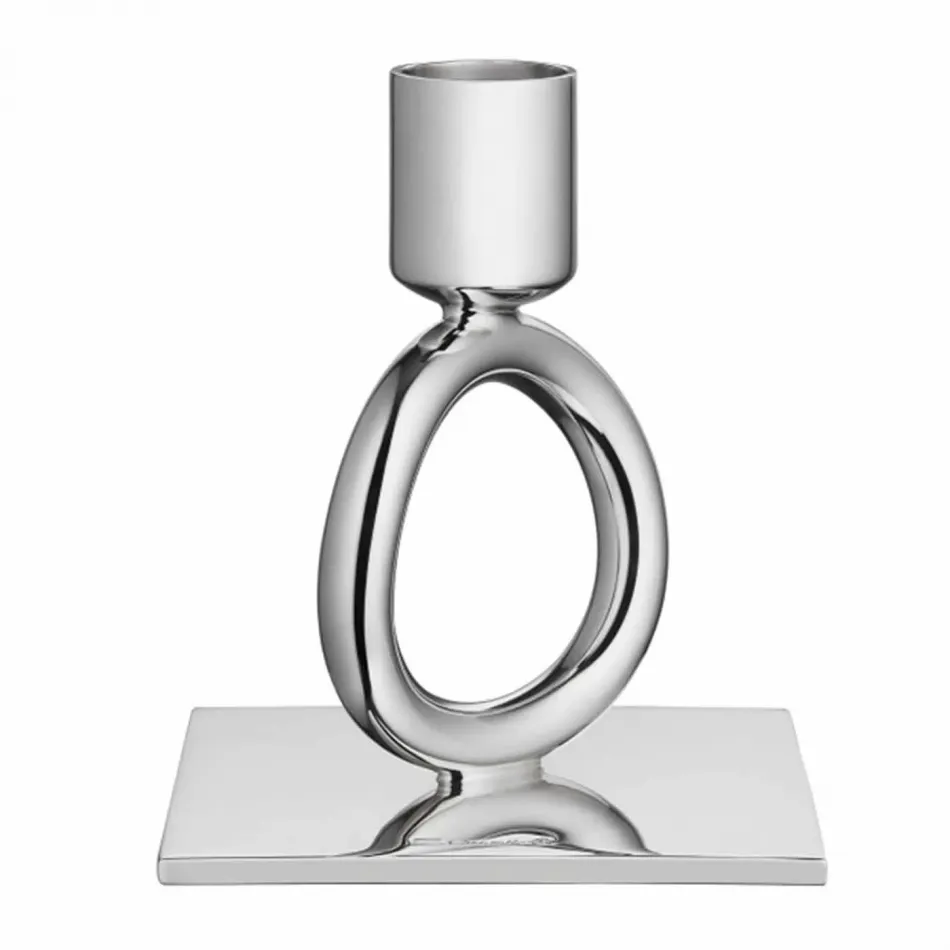 Vertigo 1 Ring Candlestick Silverplated