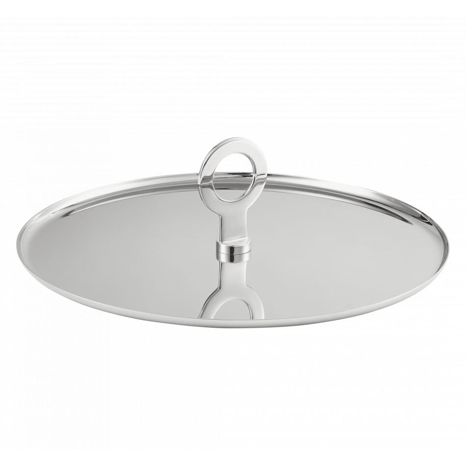 Oh De Christofle Cocktail Plate Stainless Steel