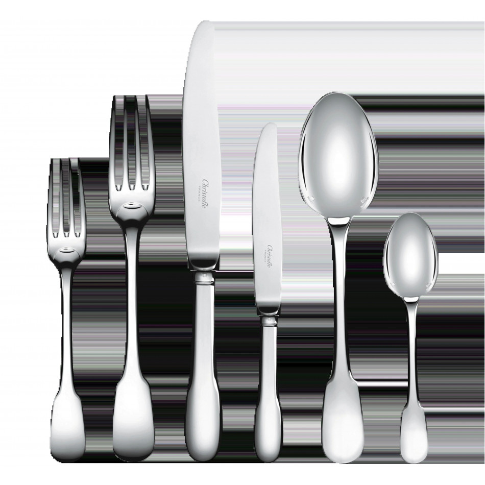 Cluny Silverplated Flatware Set For 6 People (36 Pieces)