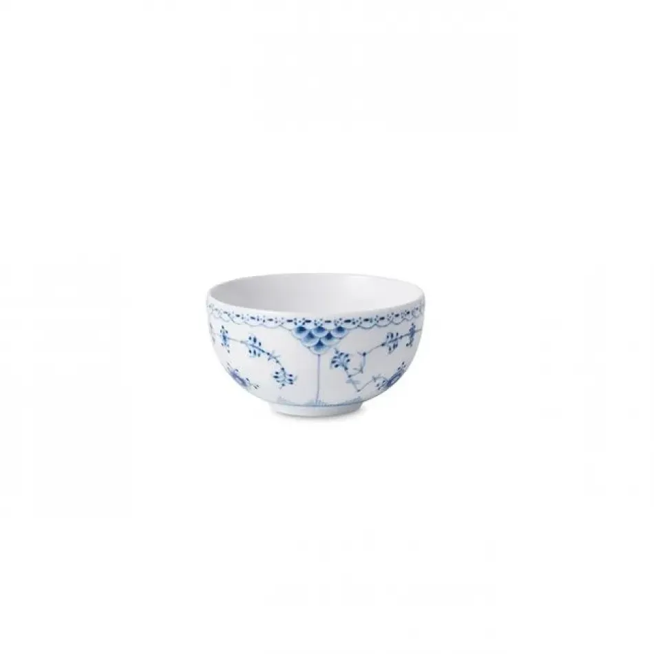 Blue Fluted Half Lace Rice Bowl 35 cl