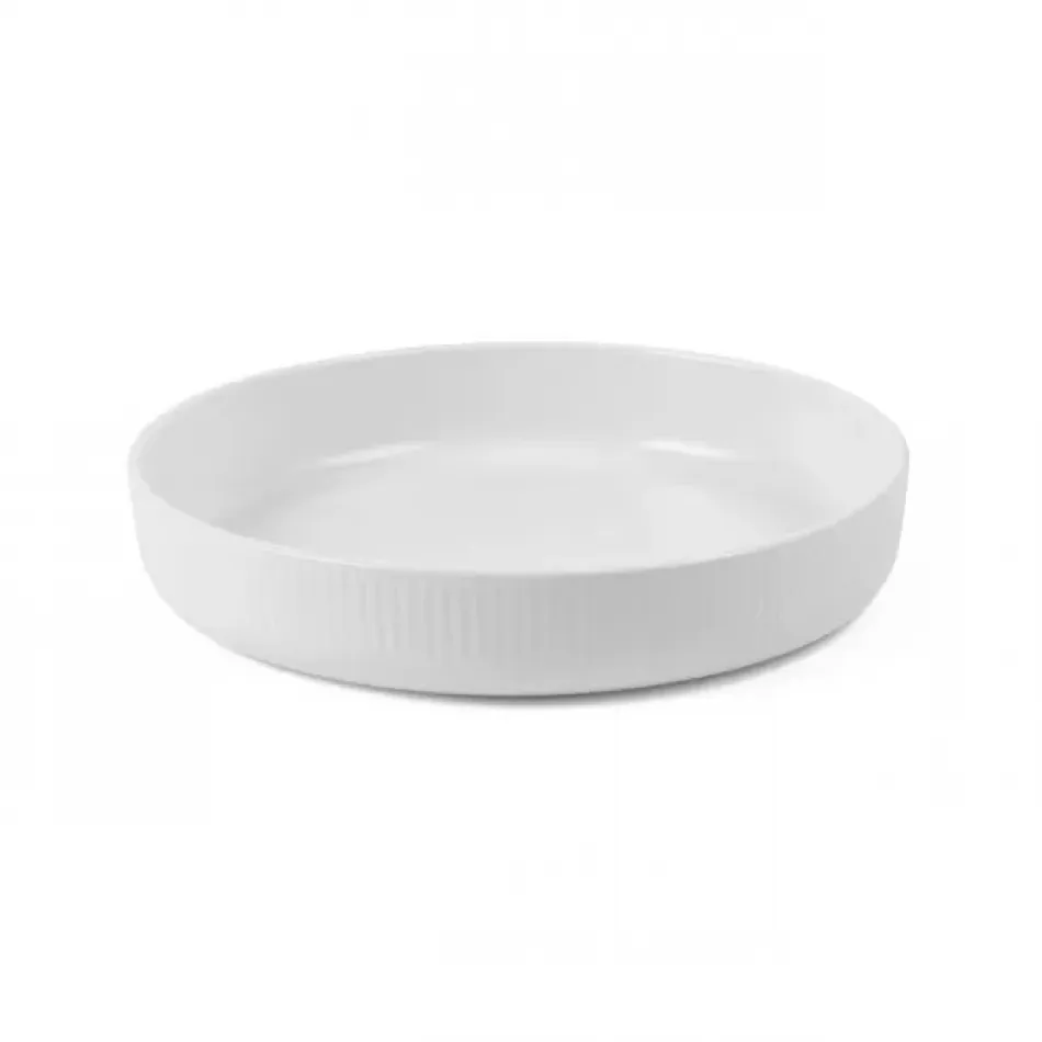 White Fluted Ovenware 27 cm 10.63 in