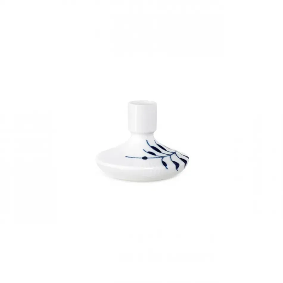 Blue Fluted Mega Candleholder 8 cm 3.15 in