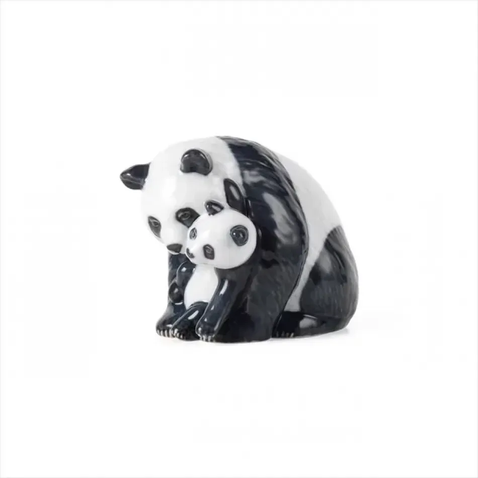 Panda with Cub Figurine 13 cm 5.12 in