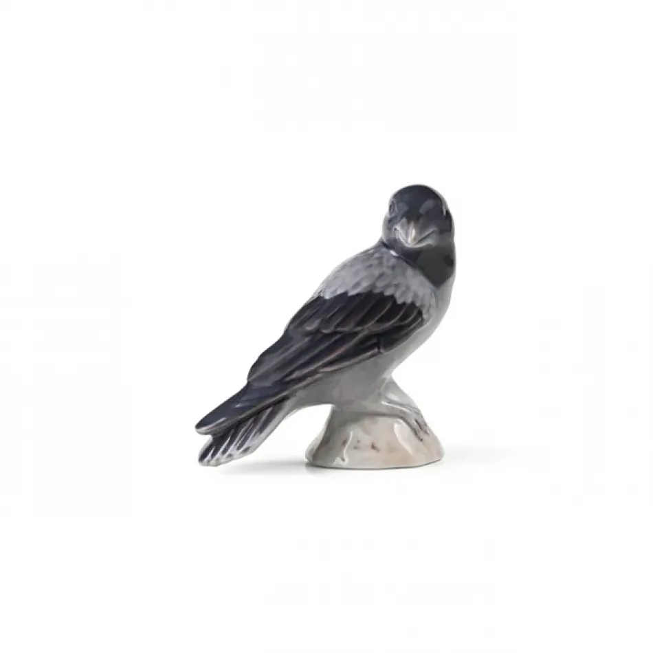 Blue Collectibles Christmas Plate Crow Figurine 2025 10.5 cm