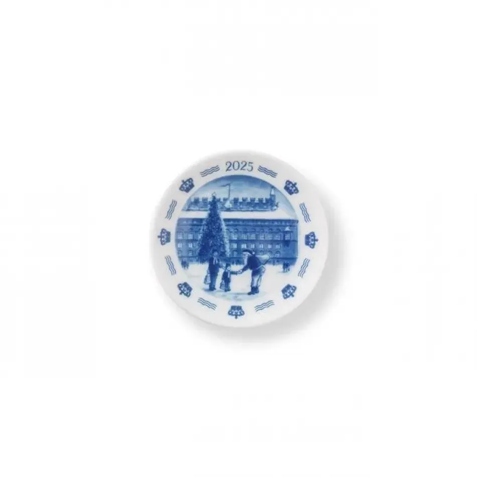 Blue Collectibles Christmas Plaquette 2025, Christmas in Copenhagen, 8.5 cm