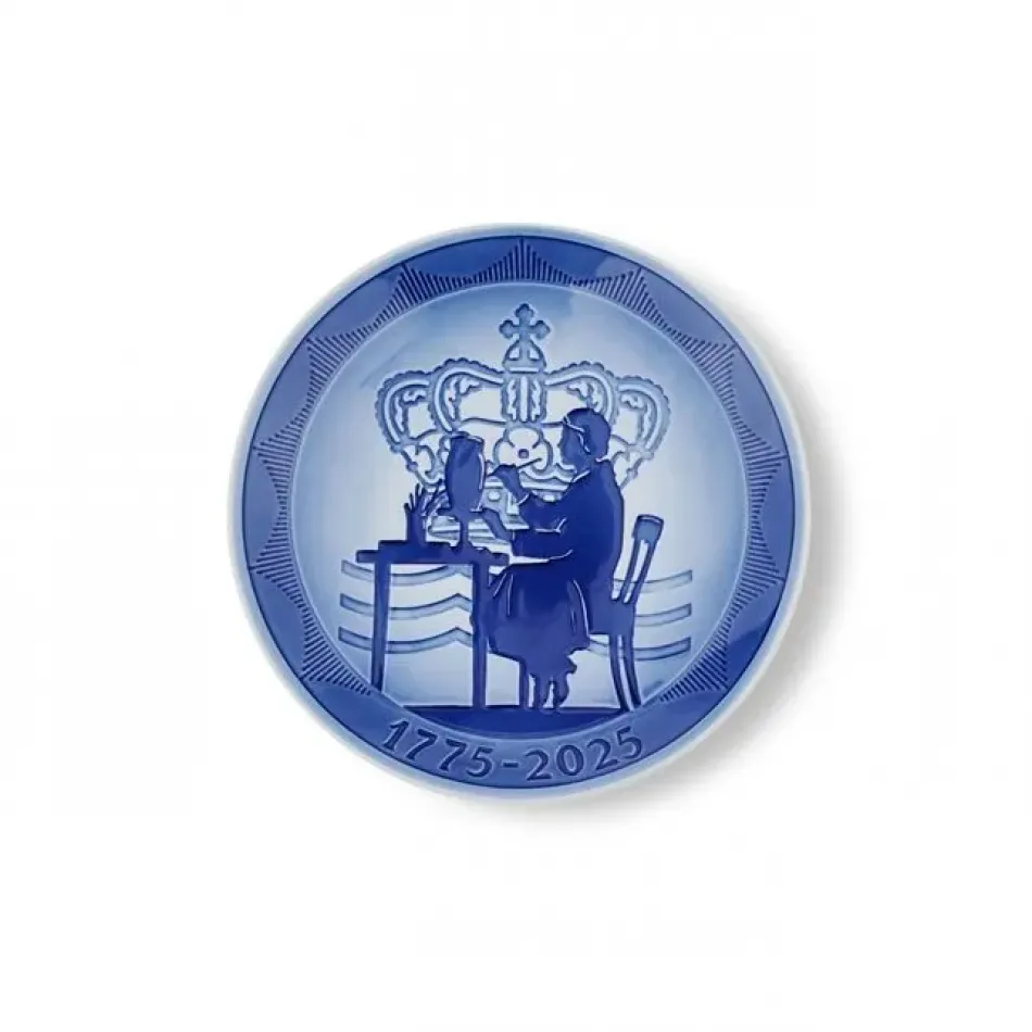 Blue Collectibles Anniversary Plate 1775-2025