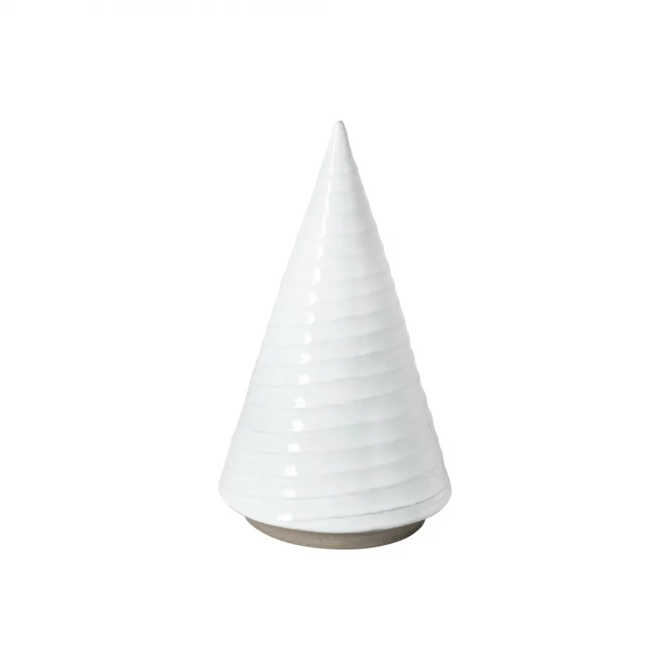 Festa White Decorative Tree 4.5'' x 4.5'' H8.25''