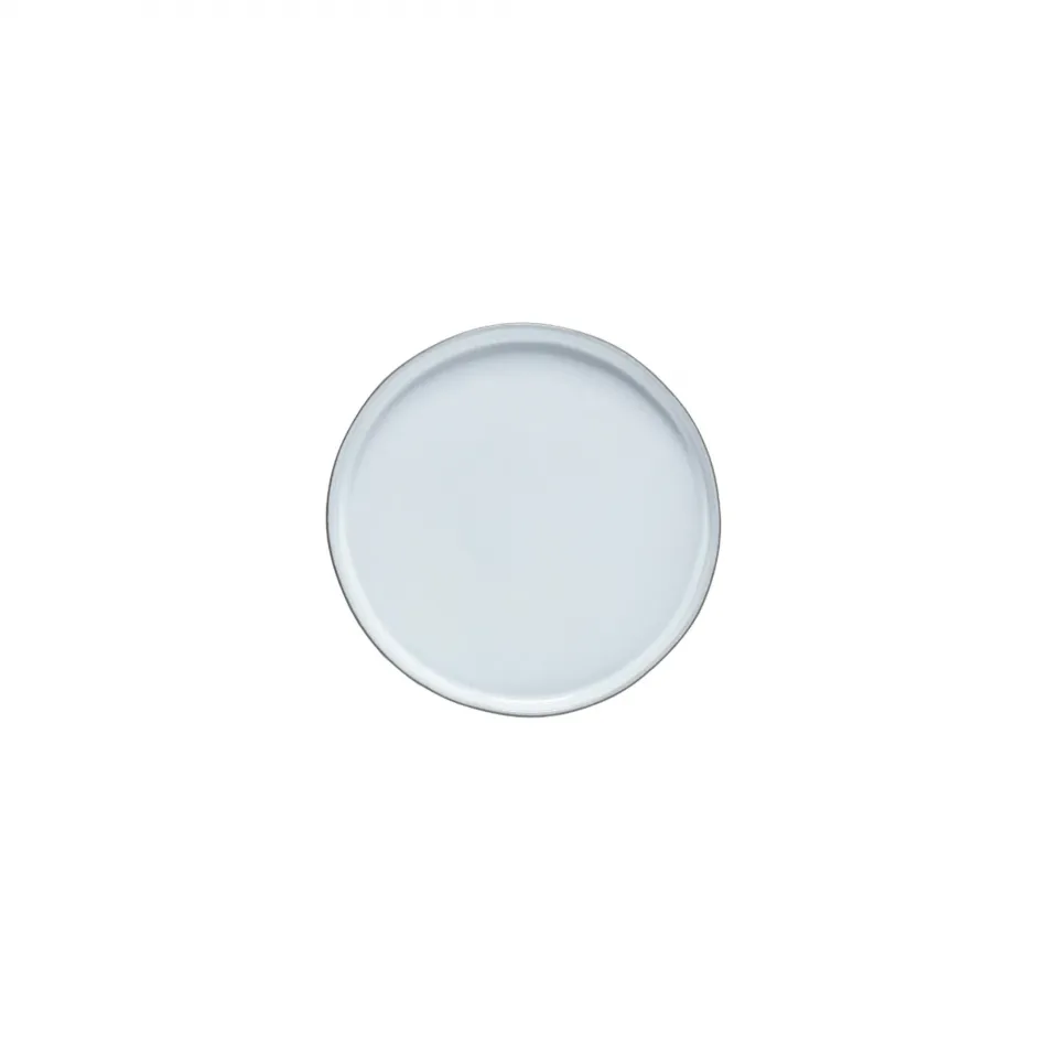 Lagoa Ecogres White Bread Plate D6.5'' H0.75''