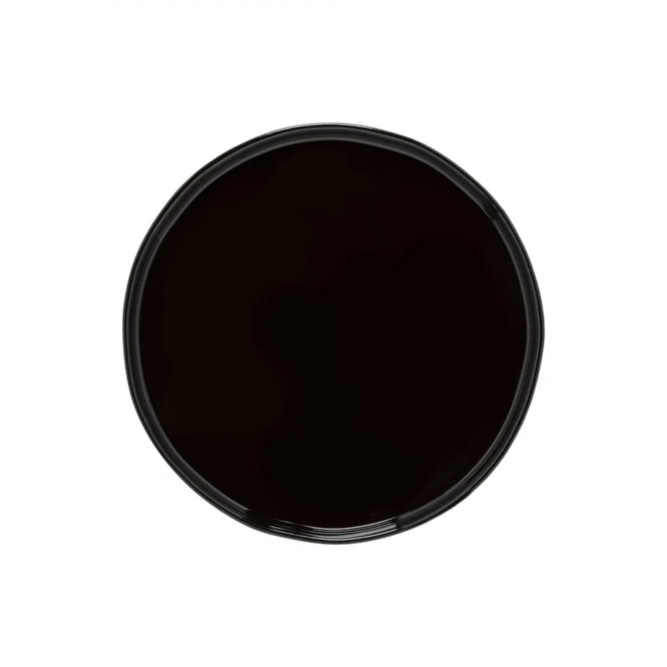 Lagoa Ecogres Black Dinner Plate D10.75'' H1''