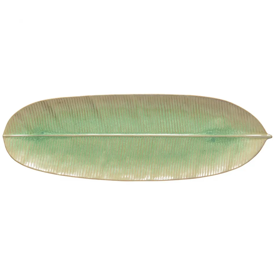 Marrakesh Eucalyptus Banana Leaf 20 3/4" x 6 1/4" H1 1/8"