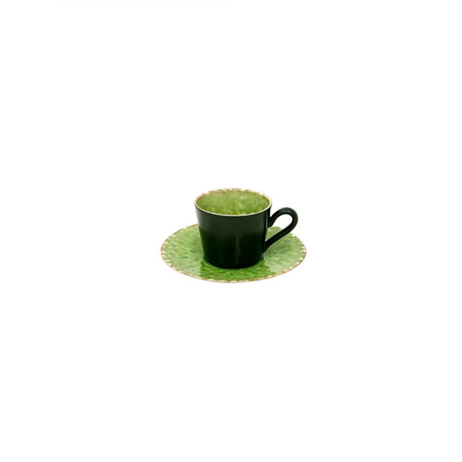 Riviera Tomate Tea Cup And Saucer 4.5'' x 3.5'' H2.75'' | 6 Oz. D 6.5''