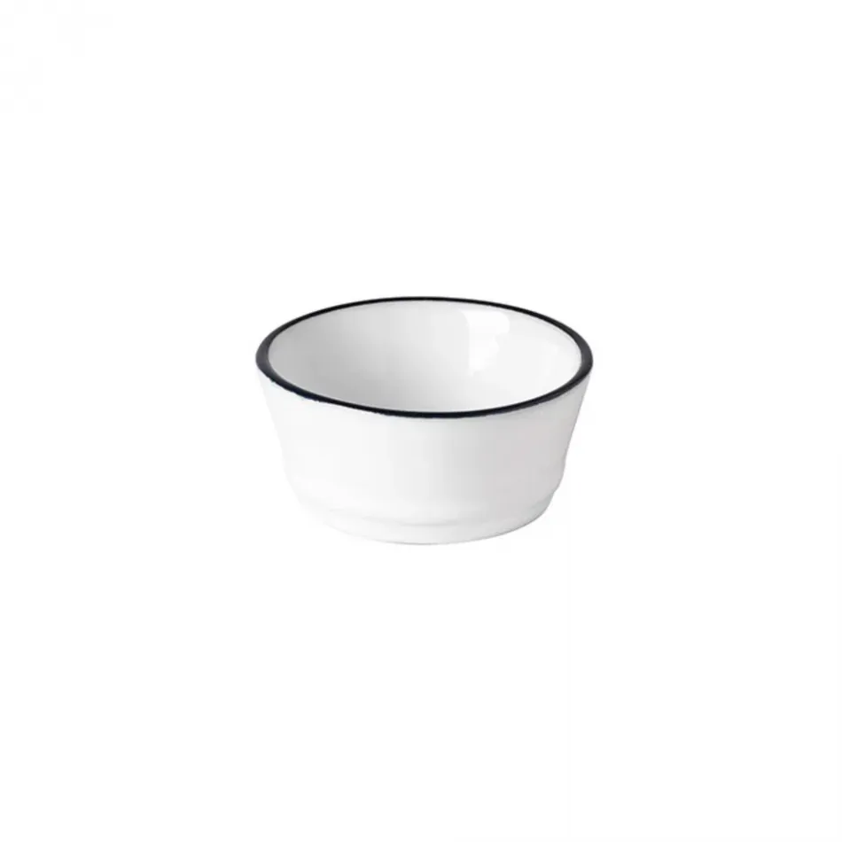 Beja White & Blue Ramekin/Butter Dish D2.75'' H1.25'' | 2 Oz.
