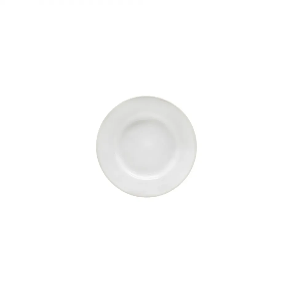 Beja White & Cream Bread Plate D5.75'' H1''