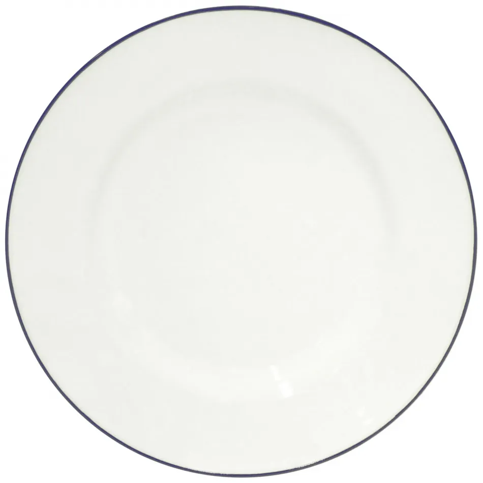 Beja White & Blue Salad/Dessert Plate D9'' H1.25''