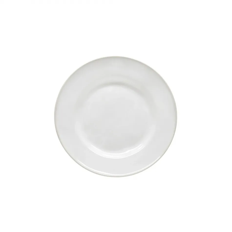 Beja White & Cream Salad/Dessert Plate D9'' H1.25''