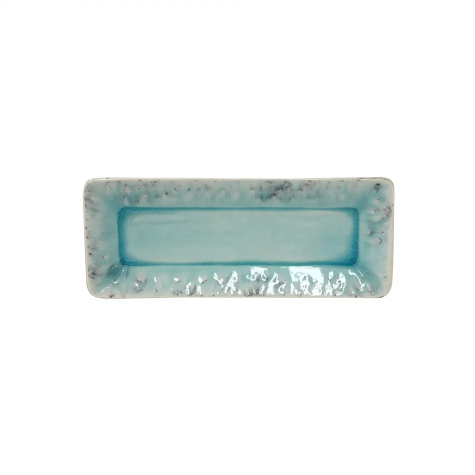 Madeira Blue Rect. Tray 10.75'' x 4.25'' H0.75''