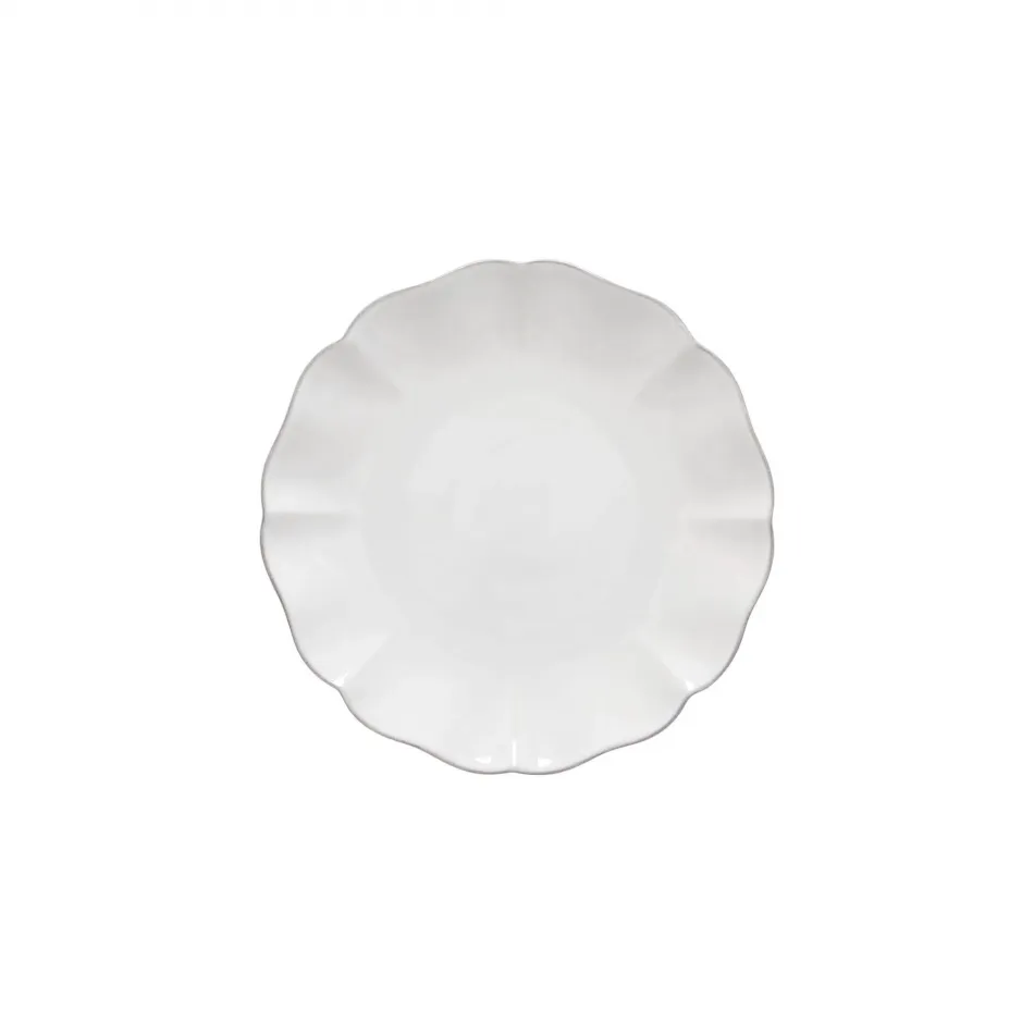 Rosa White Salad/Dessert Plate D9'' H1''