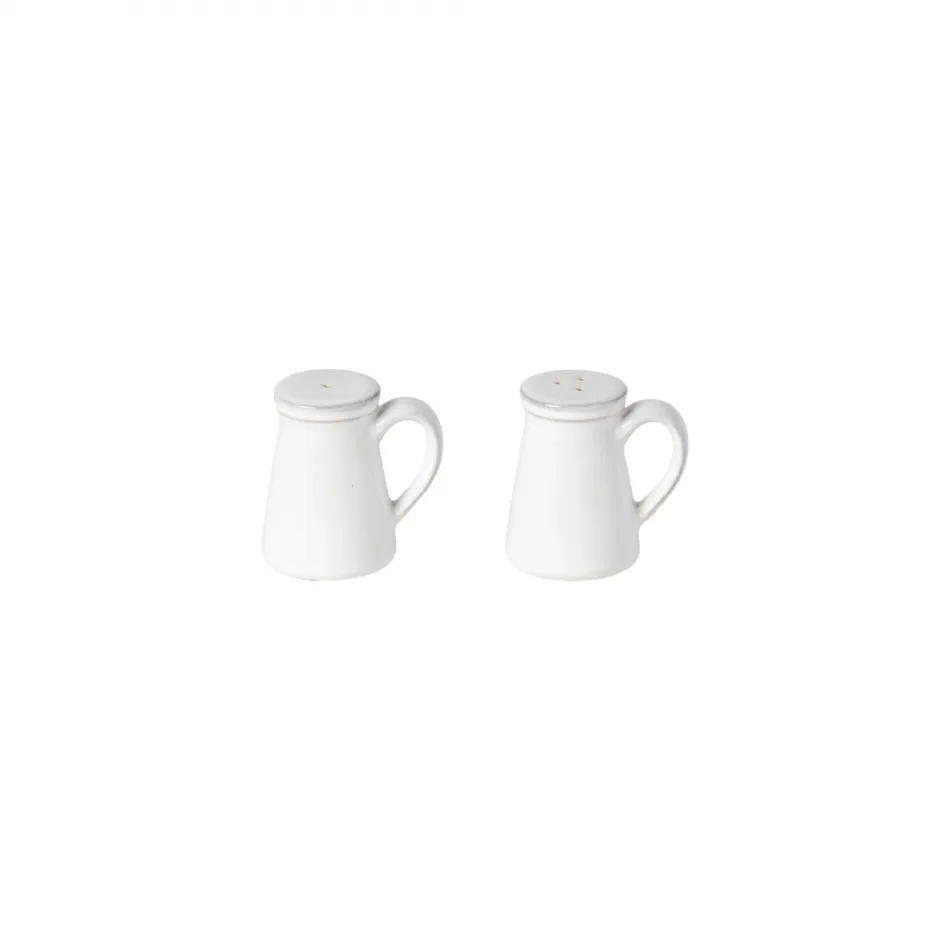 Friso White Salt And Pepper 2.75'' x 2'' H2.75''