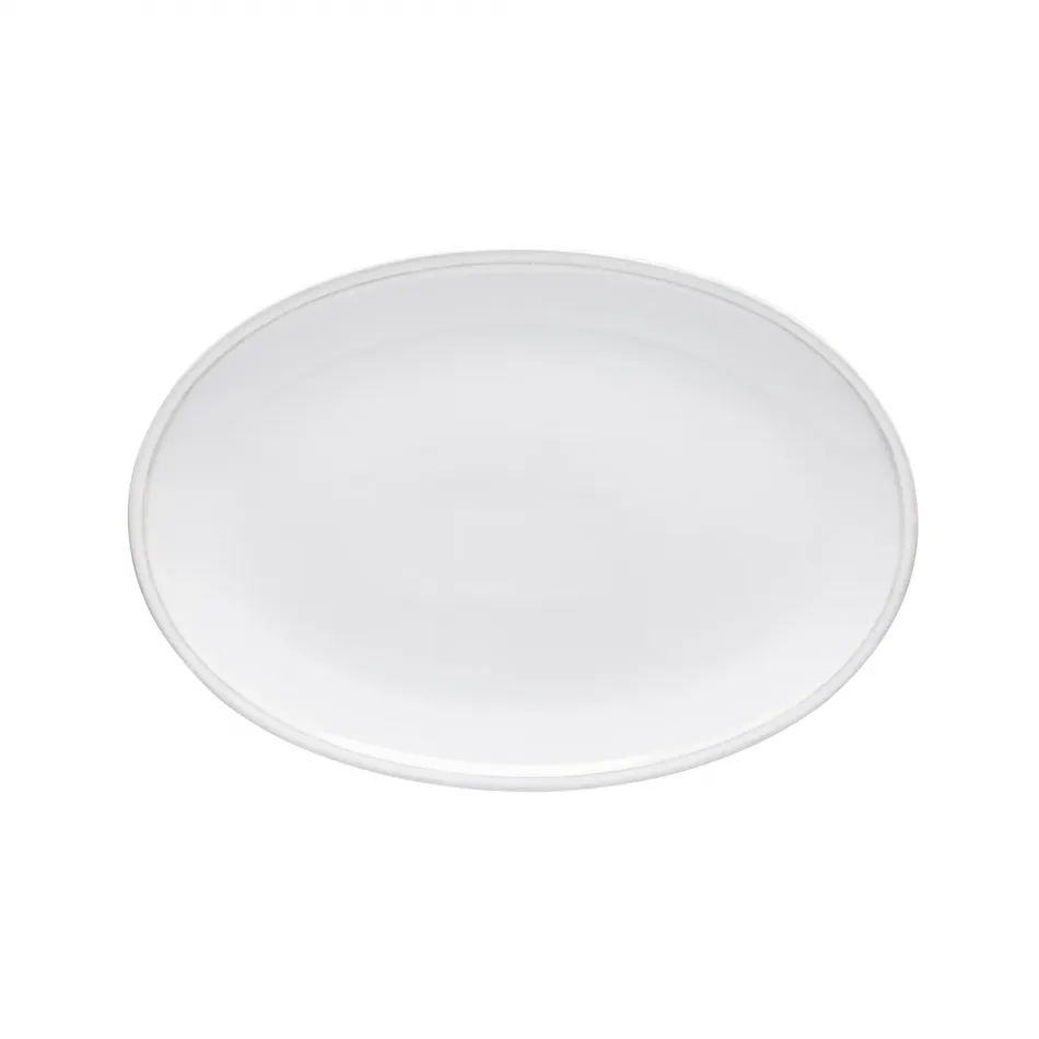 Friso White Steak Plate 13'' x 9'' H1''