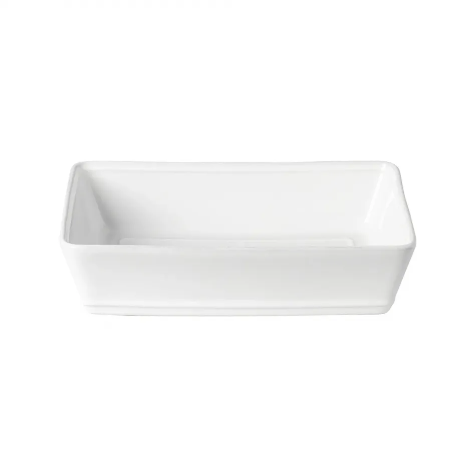 Friso White Rect. Baker 11.75'' x 8.75'' H2.75''