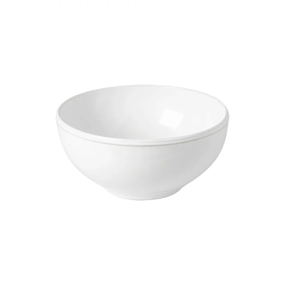 Friso White Serving Bowl D9.5'' H4.5'' | 96Oz.