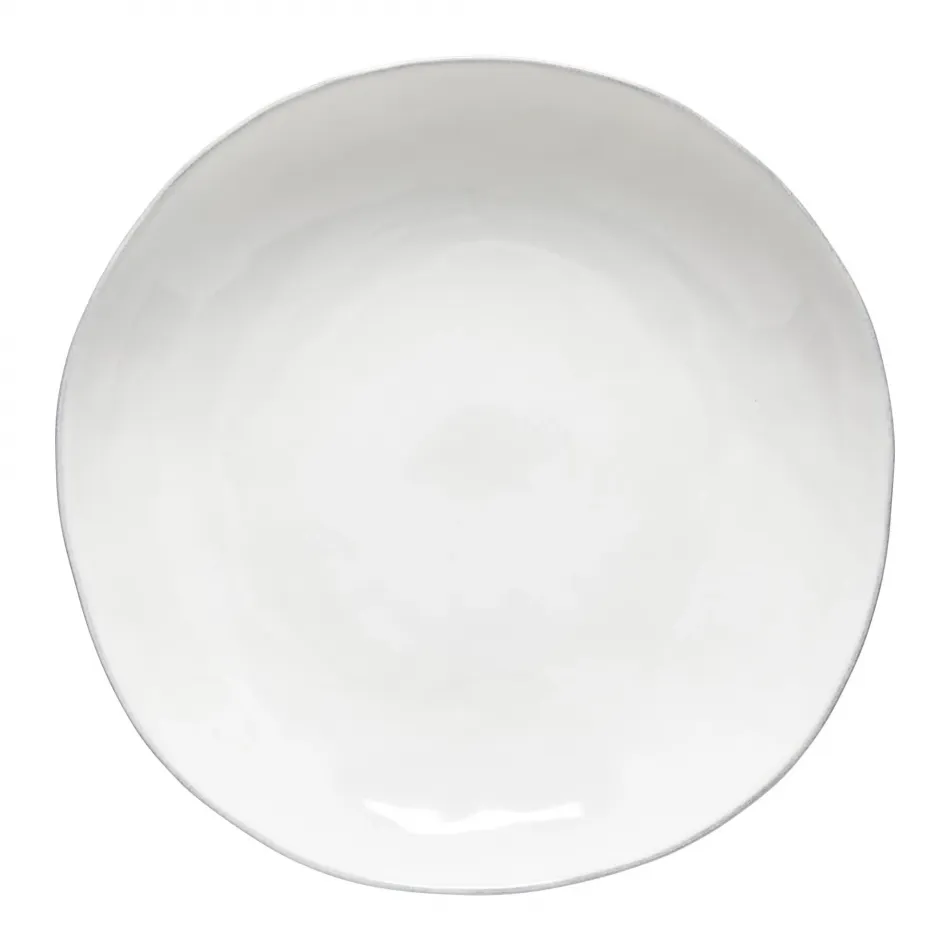 Livia White Serving Bowl 14'' x 14.5'' H2.75''