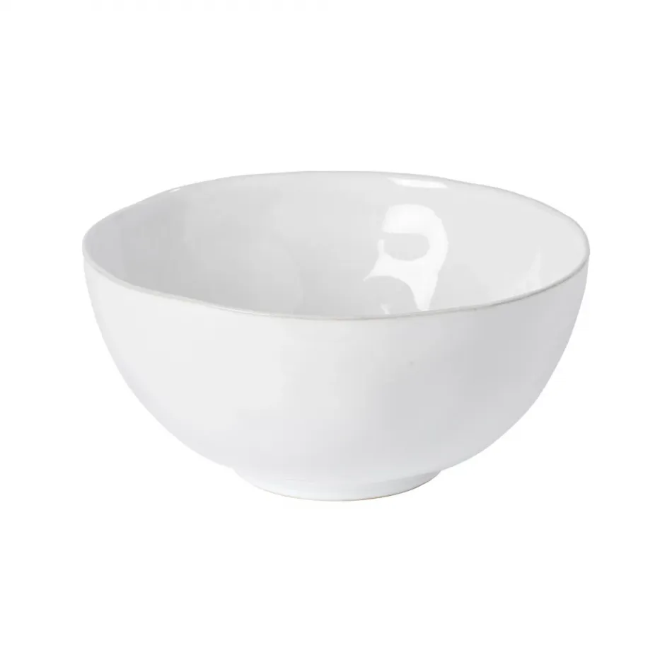 Livia White Serving Bowl D10.5'' H5'' | 115 Oz.