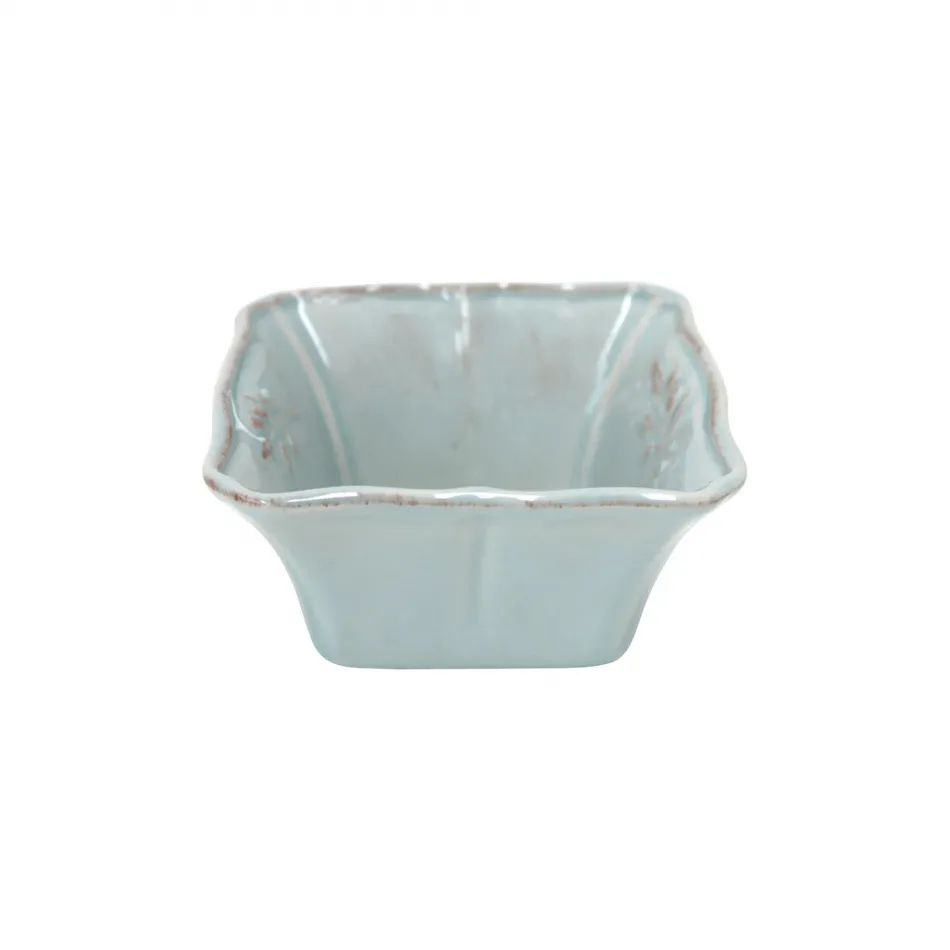 Alentejo Turquoise Square Ramekin 4'' x 4'' H2'' | 5 Oz.